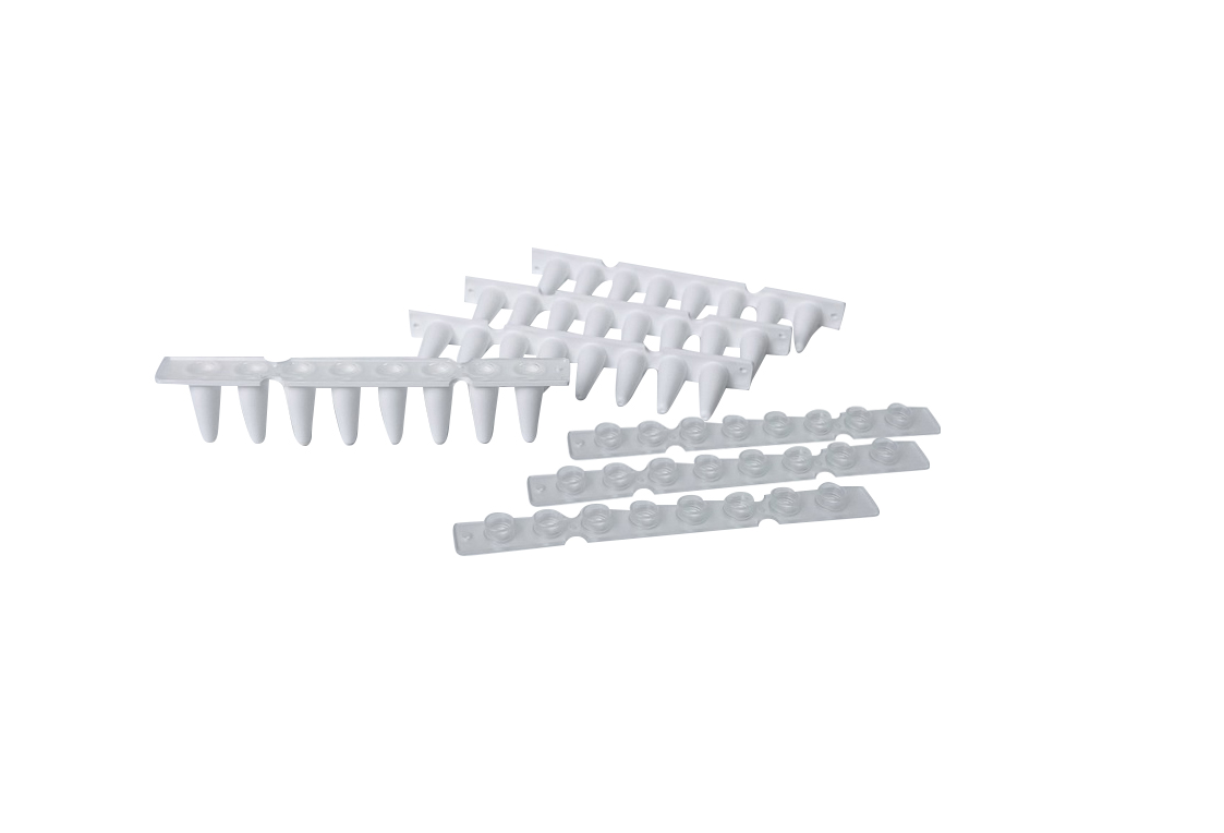 White 0.1ml 8-strip PCR tube