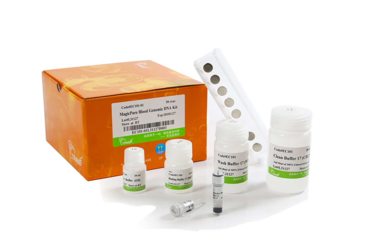 MagicPure® Blood Genomic DNA Kit (with Magnetic Stand）