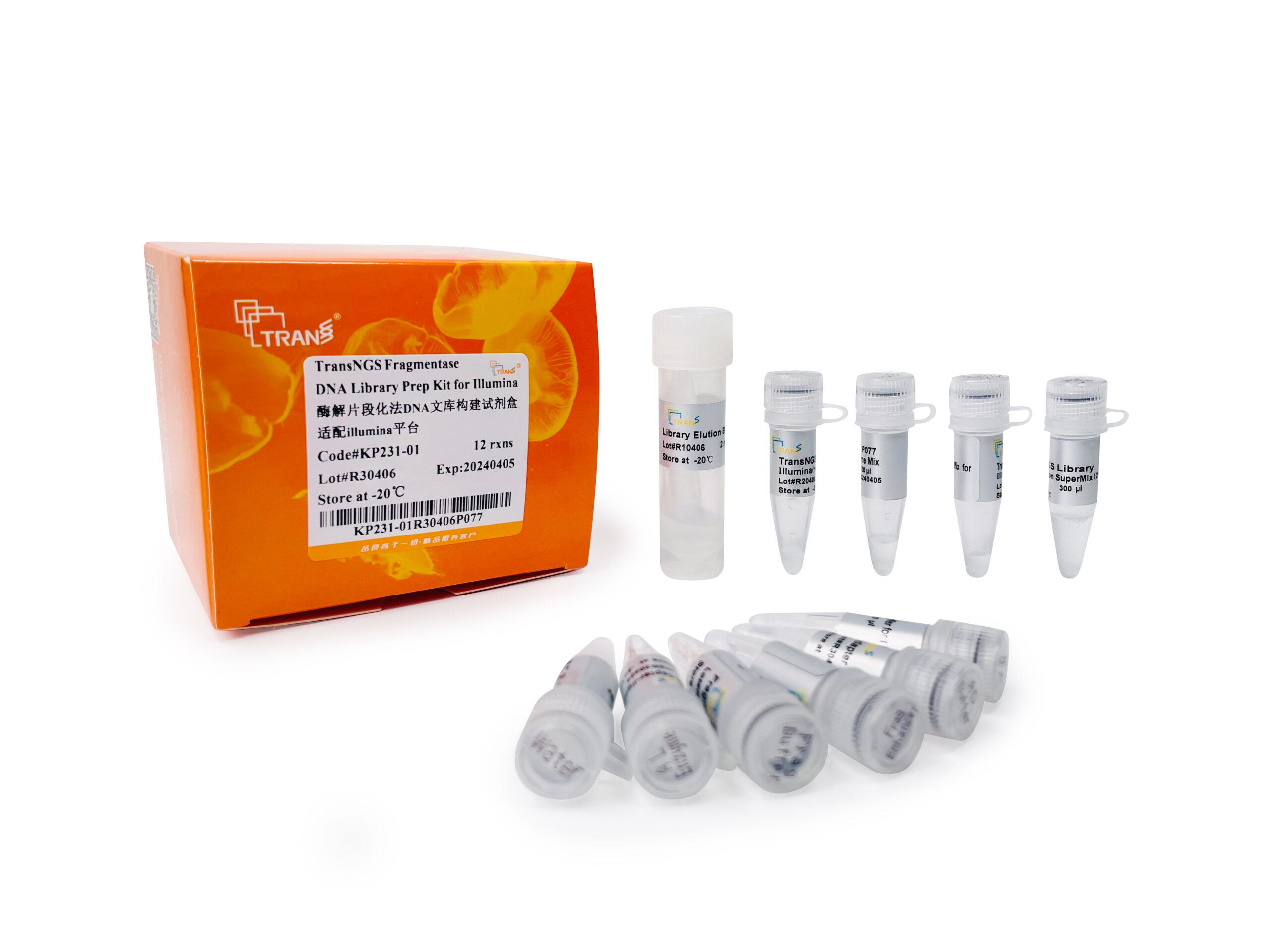 TransNGS® Fragmentase DNA Library Prep Kit for Illumina®