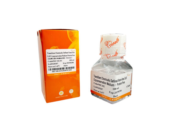 TransStem® Chemically Defined Xeno-free Cell Cryopreservation Medium—Protein Free  (with DMSO)