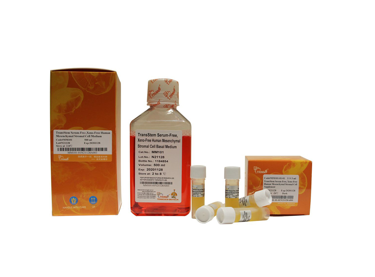 TransStem® Serum-Free, Xeno-Free Human  Mesenchymal Stromal Cell Medium