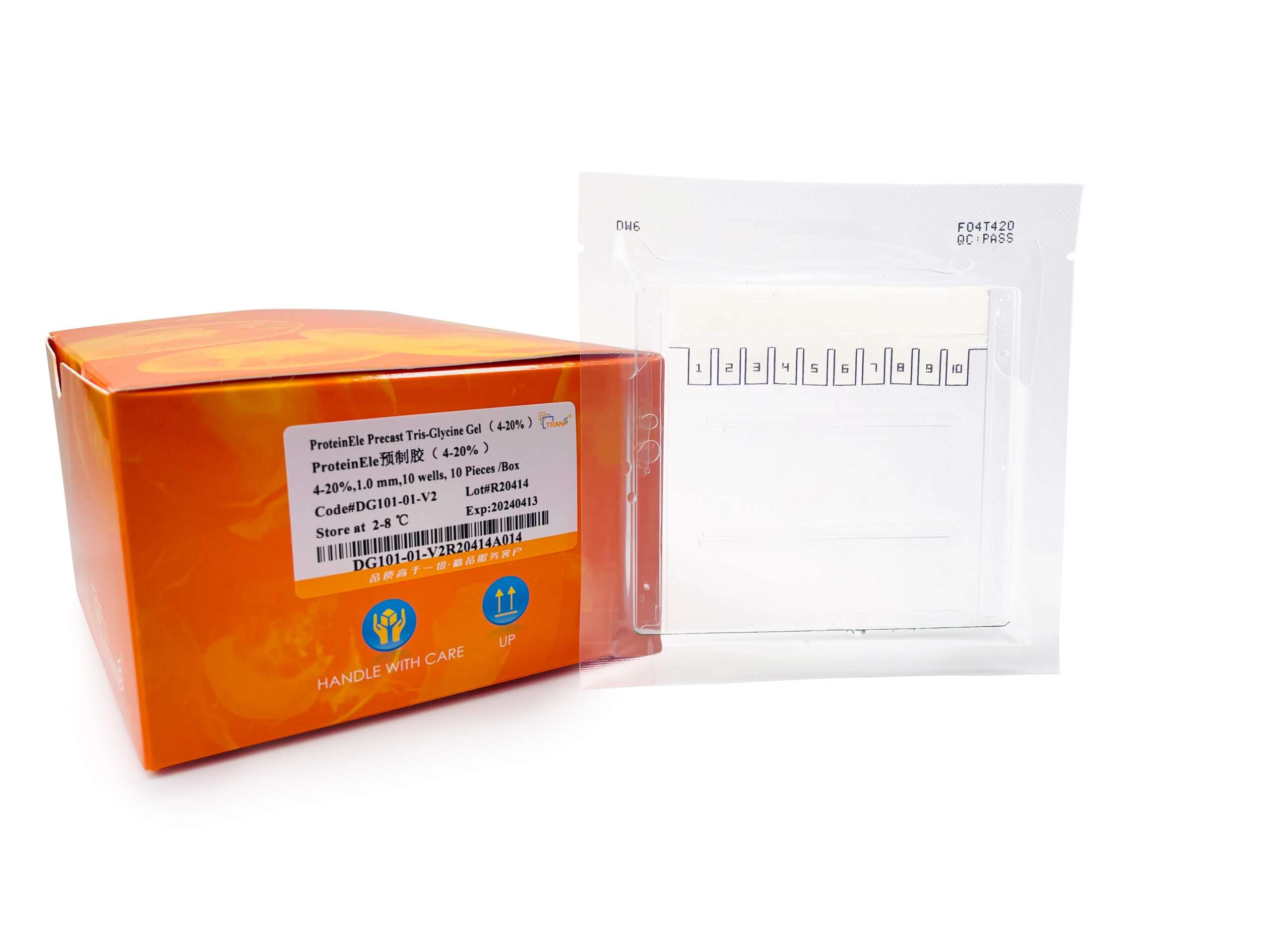 ProteinEle® Precast Tris-Glycine Gel（4-20%）